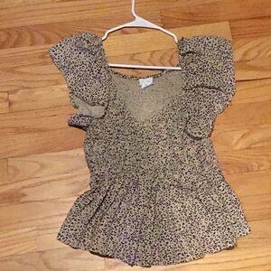 Women’s leopard print crop